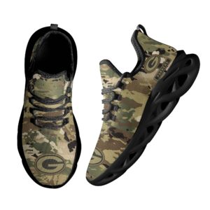 12 Green Bay Packers Hunting Camo Style Max Soul Shoes