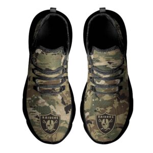 23 Las Vegas Raiders Hunting Camo Style Max Soul Shoes