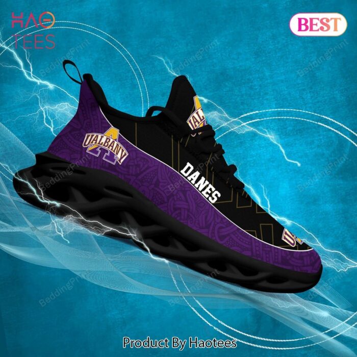 Albany Great Danes NCAA Black Mix Violet Max Soul Shoes