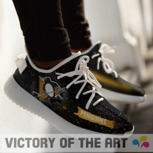 Art Scratch Mystery Pittsburgh Penguins Shoes Yeezy