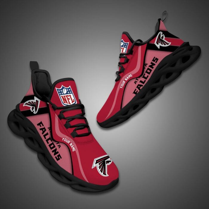 Atlanta Falcons NFL Customized Unique Max Soul Shoes