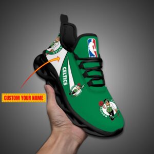 Boston Celtics Personalized NBA Max Soul Shoes
