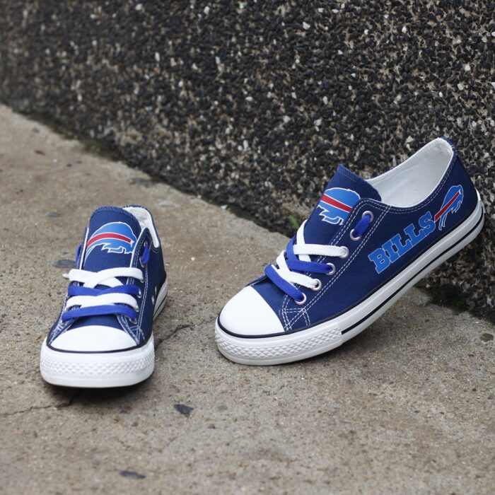 Buffalo Bills Shoes Womens Low Top Canvas Shoes