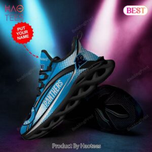 Carolina Panthers NFL Custom Personalized Max Soul Shoes