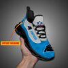 Carolina Panthers Personalized Weed Limited Edition Max Soul Shoes
