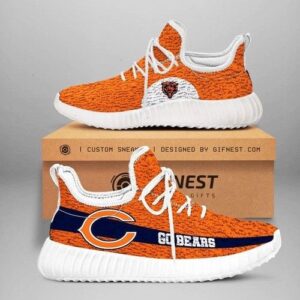 Chicago Bears Shoes Customize Yeezy Sneakers Gift For Fan