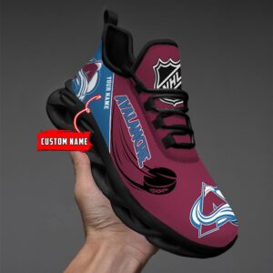 Colorado Avalanche Personalized NHL New Max Soul Shoes