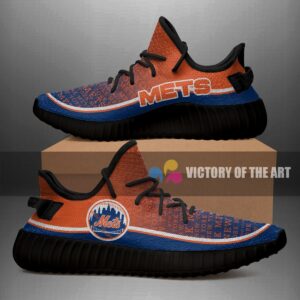 Colorful Line Words New York Mets Yeezy Shoes