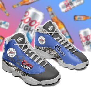 Coors Light Beer Air Jordan 13 Sneaker Shoes