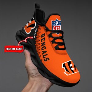 Custom Name Cincinnati Bengals Personalized Max Soul Shoes 85