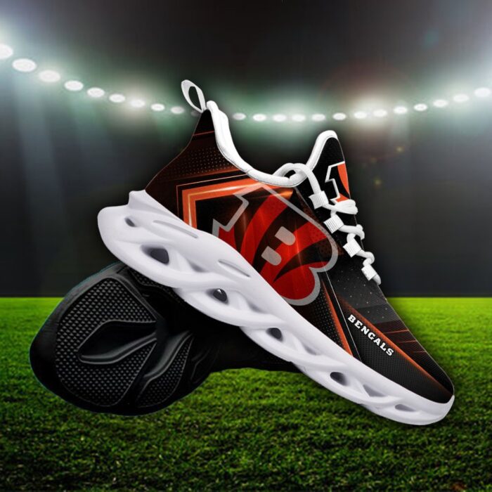 Custom Name Cincinnati Bengals Personalized Max Soul Shoes Ver 2