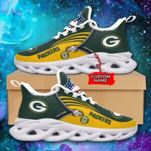 Custom Name Green Bay Packers Personalized Max Soul Shoes 75