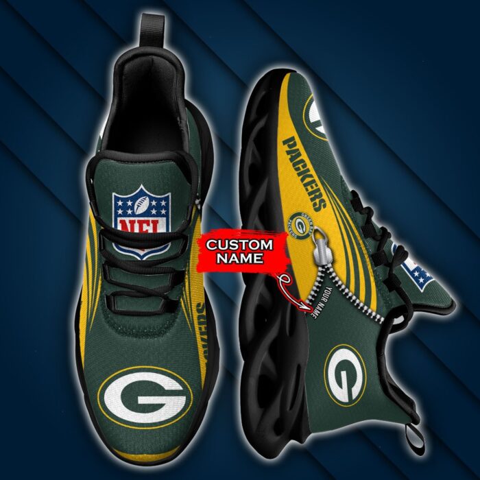 Custom Name Green Bay Packers Personalized Max Soul Shoes 75