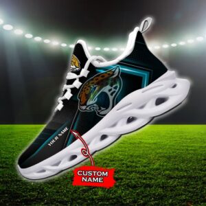Custom Name Jacksonville Jaguars Personalized Max Soul Shoes Ver 2