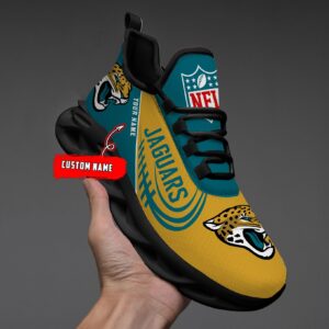 Custom Name Jacksonville Jaguars Personalized Max Soul Shoes for Fan