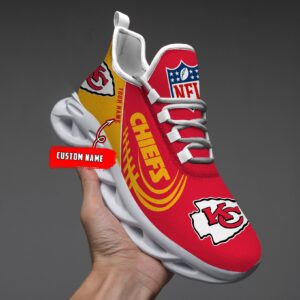 Custom Name Kansas City Chiefs Personalized Max Soul Shoes for Fan