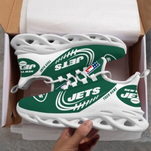 Custom Name New York Jets Personalized Max Soul Shoes for Fan