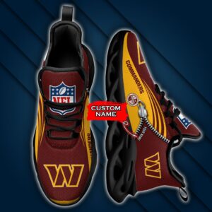 Custom Name Washington Commanders Personalized Max Soul Shoes 75
