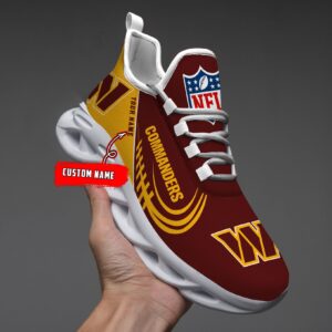 Custom Name Washington Commanders Personalized Max Soul Shoes for Fan