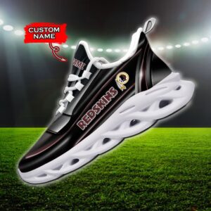Custom Name Washington Redskins Personalized Max Soul Shoes 95