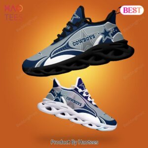 Dallas Cowboys NFL Blue Mix Grey Max Soul Shoes for Cowboys Fans