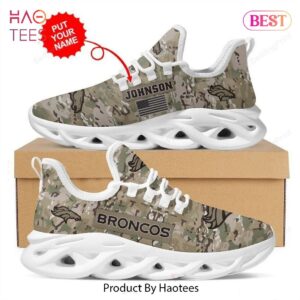 Denver Broncos NFL Personalized Hot Camouflage Max Soul Shoes