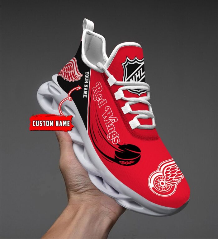 Detroit Red Wings Personalized NHL New Max Soul Shoes