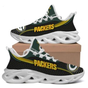 Green Bay Packers Clunky NFL Custom Name Max Soul Sneaker Running Sport Shoes