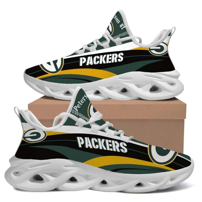 Green Bay Packers Custom Max Soul Sneaker Running Sport Shoes