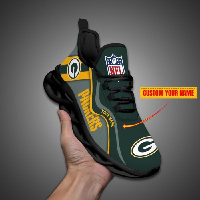 Green Bay Packers NFL Customized Unique Max Soul Shoes