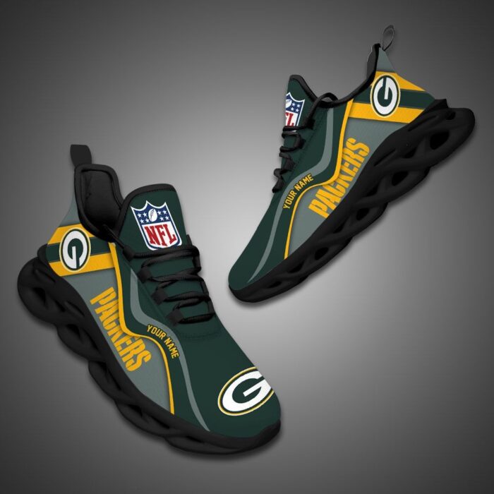 Green Bay Packers NFL Customized Unique Max Soul Shoes