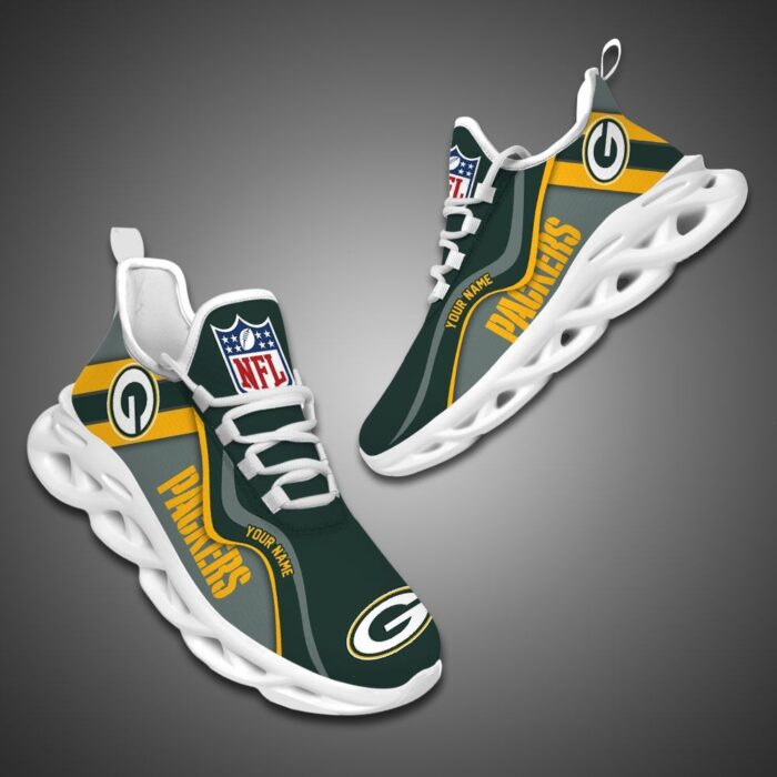 Green Bay Packers NFL Customized Unique Max Soul Shoes