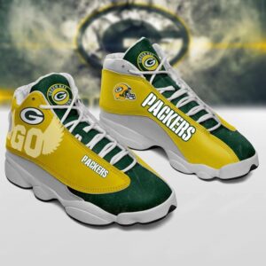 Green Bay Packers Nfl Ver 3 Air Jordan 13 Sneaker