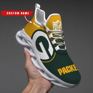 Green Bay Packers Personalized Custom Name Max Soul Shoes
