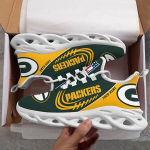 Green Bay Packers Personalized Max Soul Shoes Fan Gift