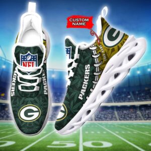 Green Bay Packers Personalized Max Soul Shoes for Fan