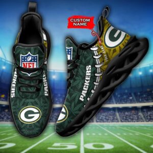 Green Bay Packers Personalized Max Soul Shoes for Fan