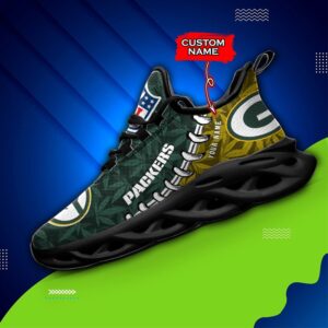 Green Bay Packers Personalized Max Soul Shoes for Fan
