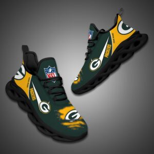 Green Bay Packers Personalized NFL Max Soul Shoes