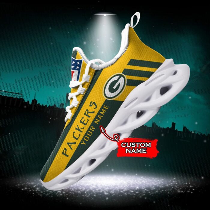 Green Bay Packers Personalized NFL Max Soul Sneaker