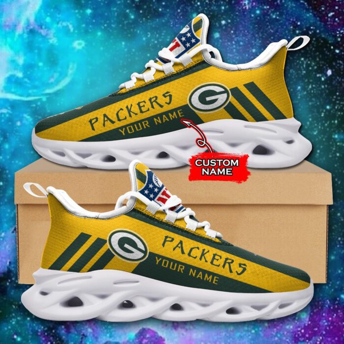 Green Bay Packers Personalized NFL Max Soul Sneaker