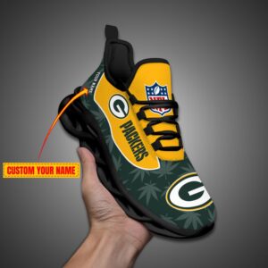 Green Bay Packers Personalized Weed Limited Edition Max Soul Shoes
