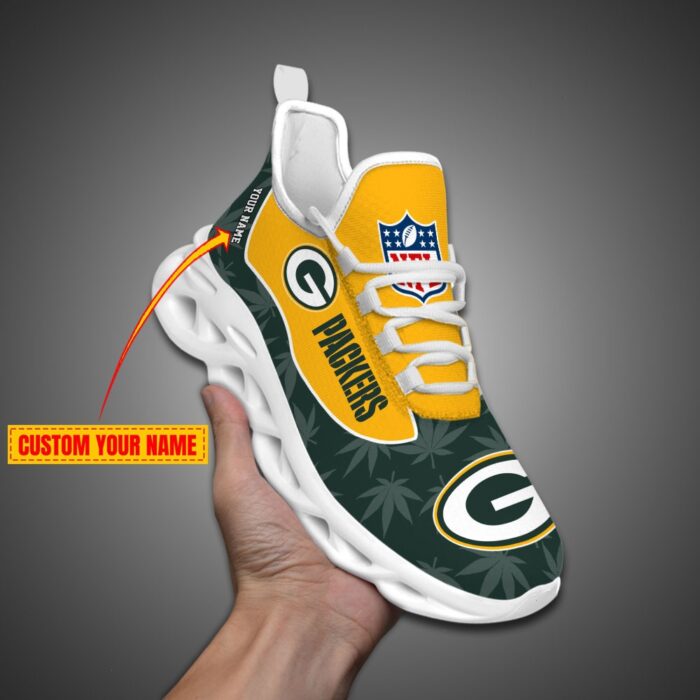 Green Bay Packers Personalized Weed Limited Edition Max Soul Shoes