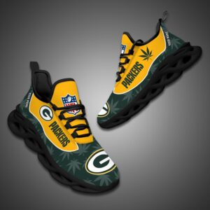 Green Bay Packers Personalized Weed Limited Edition Max Soul Shoes