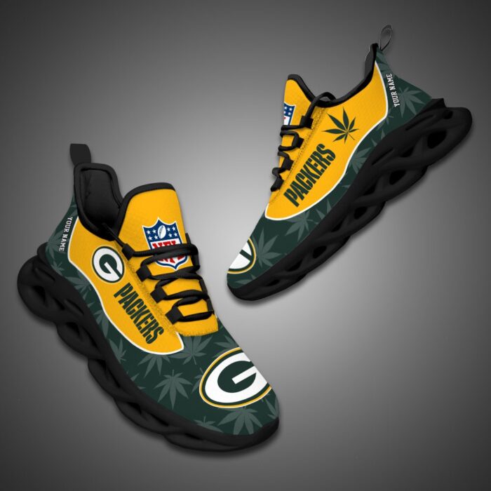 Green Bay Packers Personalized Weed Limited Edition Max Soul Shoes