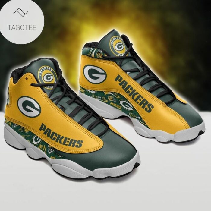 Green Bay Packers Sneakers Air Jordan 13 Shoes