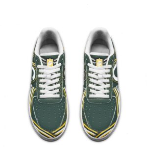 Green Packers Air Sneakers Custom For Fans