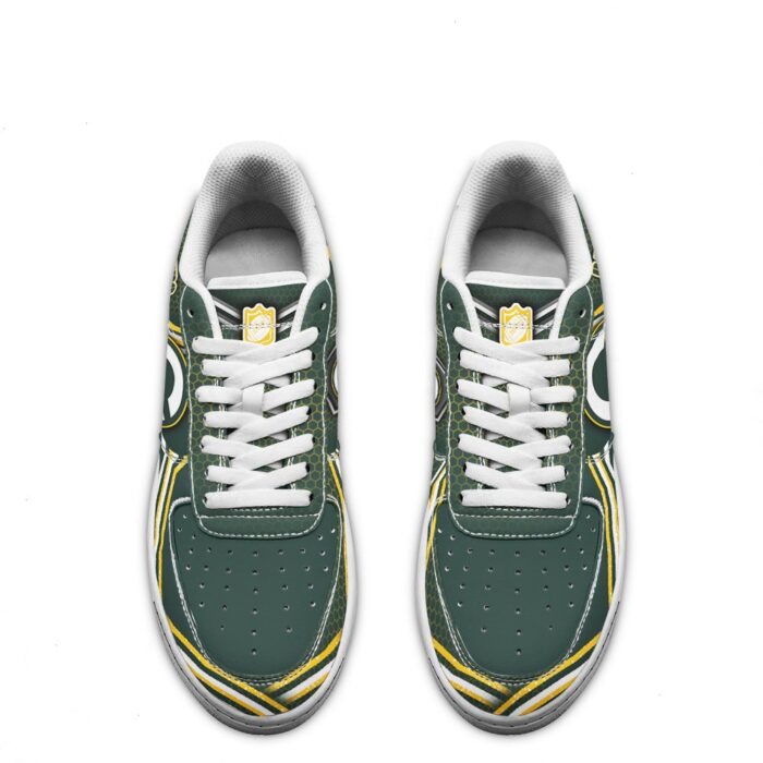 Green Packers Air Sneakers Custom For Fans