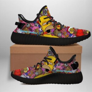 Homer Simpson Yeezy Shoes Sport Sneakers
