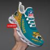 Jacksonville Jaguars Personalized NFL Max Soul Shoes
